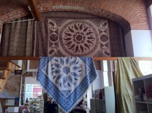 mezzeri persiani stampati a mano a Genova