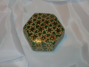 mini box esagonale in mosaico