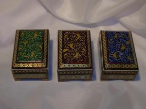 portagioie in mosaico e miniatura