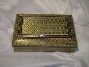 portagioie in mosaico persiano cm.22x14 h.cm.9