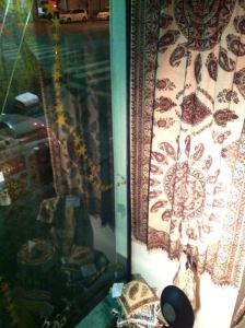 mezzero persiano in vetrina